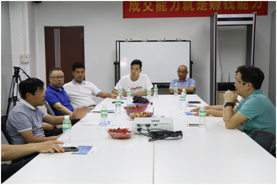 熱烈歡迎河南省鄧州市家鄉(xiāng)領(lǐng)導(dǎo)蒞臨善安公司參觀指導(dǎo)工作！